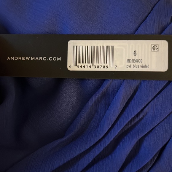 Blue Violet Sleeveless Cocktail / Special Occasion Dress, New with Tags, Size 6 - Picture 9 of 9